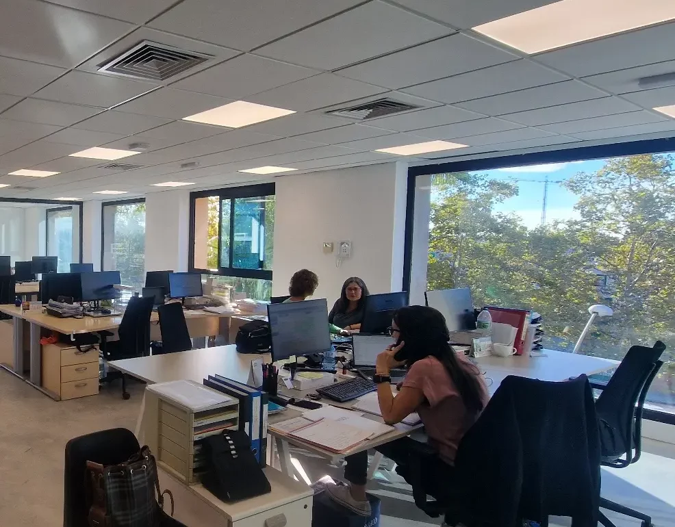 CASOS DE EXITO Espacios de oficina de Pulim con personal trabajando